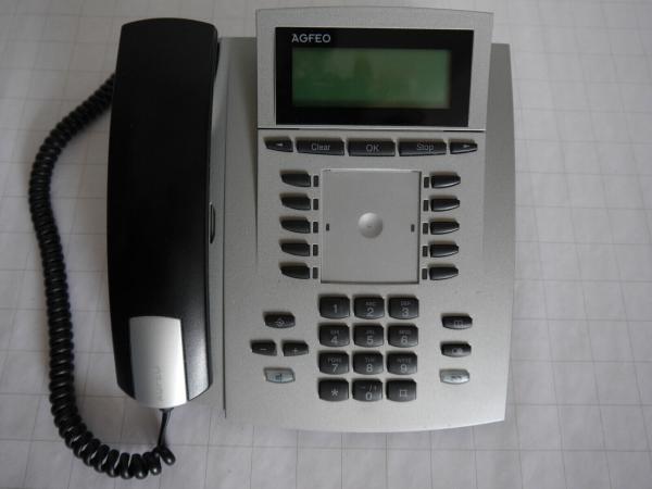 AGFEO Systemtelefon ST 21 UP0 Silber